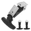 3Pcs Flexible T-Handle Rubber Draw Latch Engine Hood Shockproof Toolbox Truck Trailer Rv Lock Hasps Draw Latch
