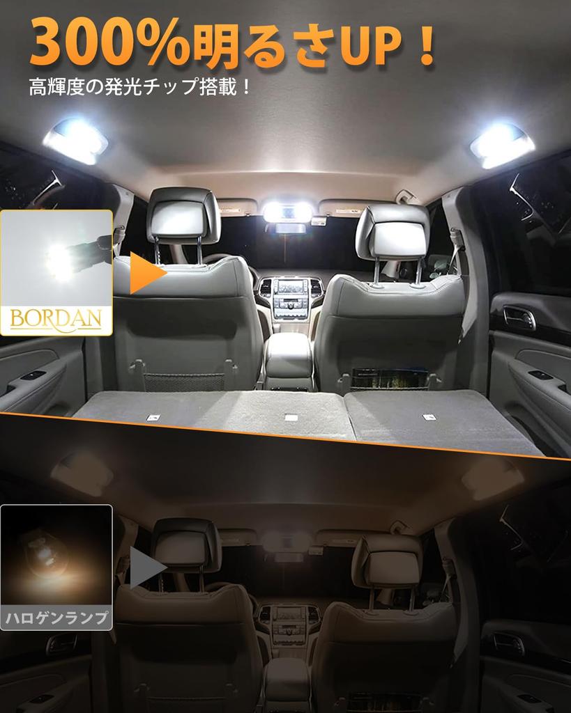 BORDAN T10 LED Взрывозащищенный свет, Белый, Встроенный канселлер, Защита от короткого замыкания, Совместим с техосмотром транспортных средств,