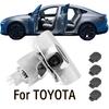 New 2pcs LED Car Door  Projector Ghost Shadow Welcome Light Accessories For TOYOTA Camry XV40 XV50 XV70 Corolla Prado150