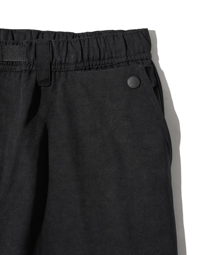 PHYPS MOTORCYCLE H-Tech Peach Cotton Strap Pants Black