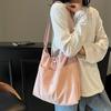New Student Messenger Bag Large-capacity Work Nylon Bag Pumping Strap Shoulder Bag Tote Bag Casual Women's Bag