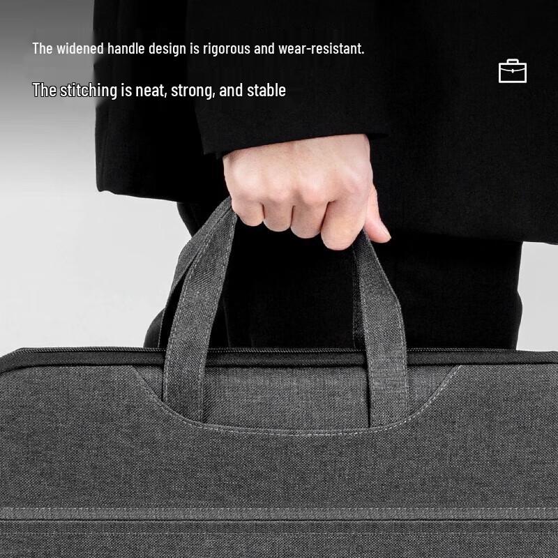 Deli 5590 Canvas Multi-layer Document Bag