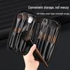 24-Piece Premium Animal Hair Makeup Brush Set - Soft Eyeshadow Brushes for Professional Makeup Artists