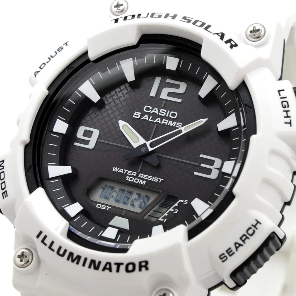 Casio Солнечные кварцевые часы Серия Модель для зарубежных стран Белый [Casio] Аналого-цифровые AQ-S810 Мужские (Глянец AQ-S810WC-7AV)