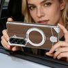 Z Fold 8 Ultra Foldable Phone Case Metal With Walnut Wood Grain Waterproof Anti-fall Anti-slip Compatible