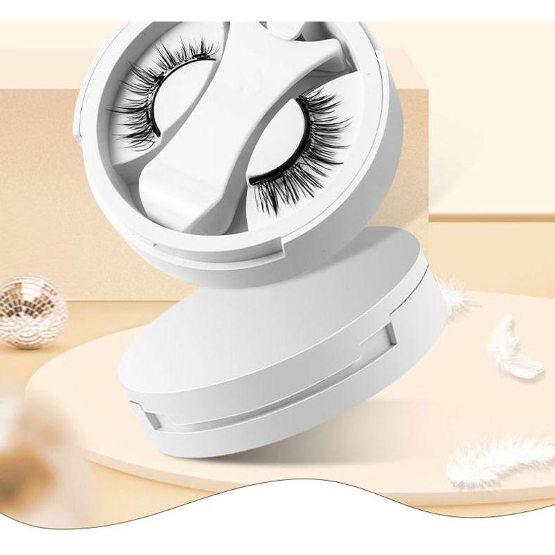 Миуми - Набор: Натуральные магнитные накладные ресницы с перекрещиванием + Аппликатор