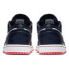 Air Jordan 1 Retro Low Obsidian Ember Unisex Sneakers Blue Ember-Glow-White 553558-481