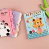 Stationery Cartoon Student Small with Lock Small Notebook Notepad Password Diary Password Notebook