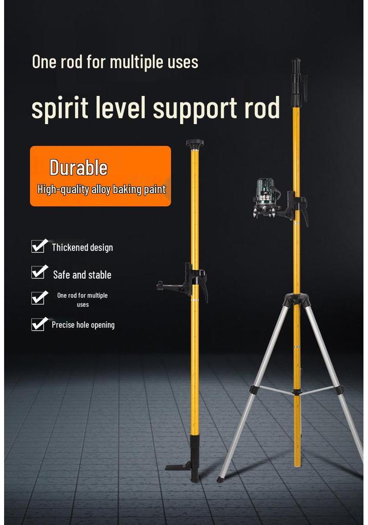 Telescopic Ceiling Leveler & Infrared Spirit Level Rod