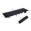 Ultralight Folding Camp Cot Oxford Fabric Aluminum Frame Full Size Portable Bed Sturdy Support for Camping Office Nap Multi-Scene Use