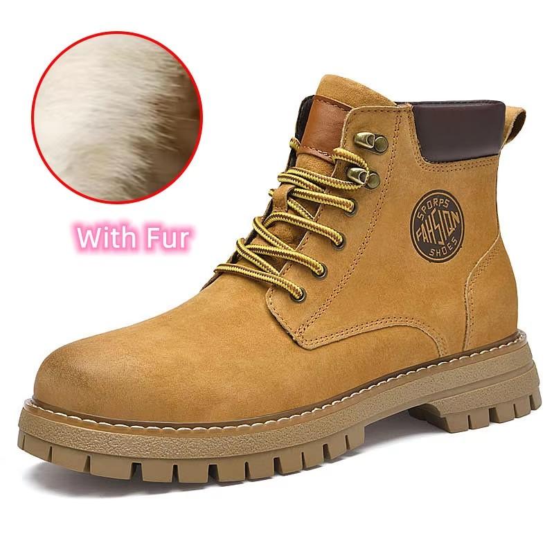 Модная шнуровка, формальная деловая обувь, повседневная обувь для прогулок, мужские мотоботы, классические мужские кроссовки с высоким верхом, мужские универсальные базовые ботинки