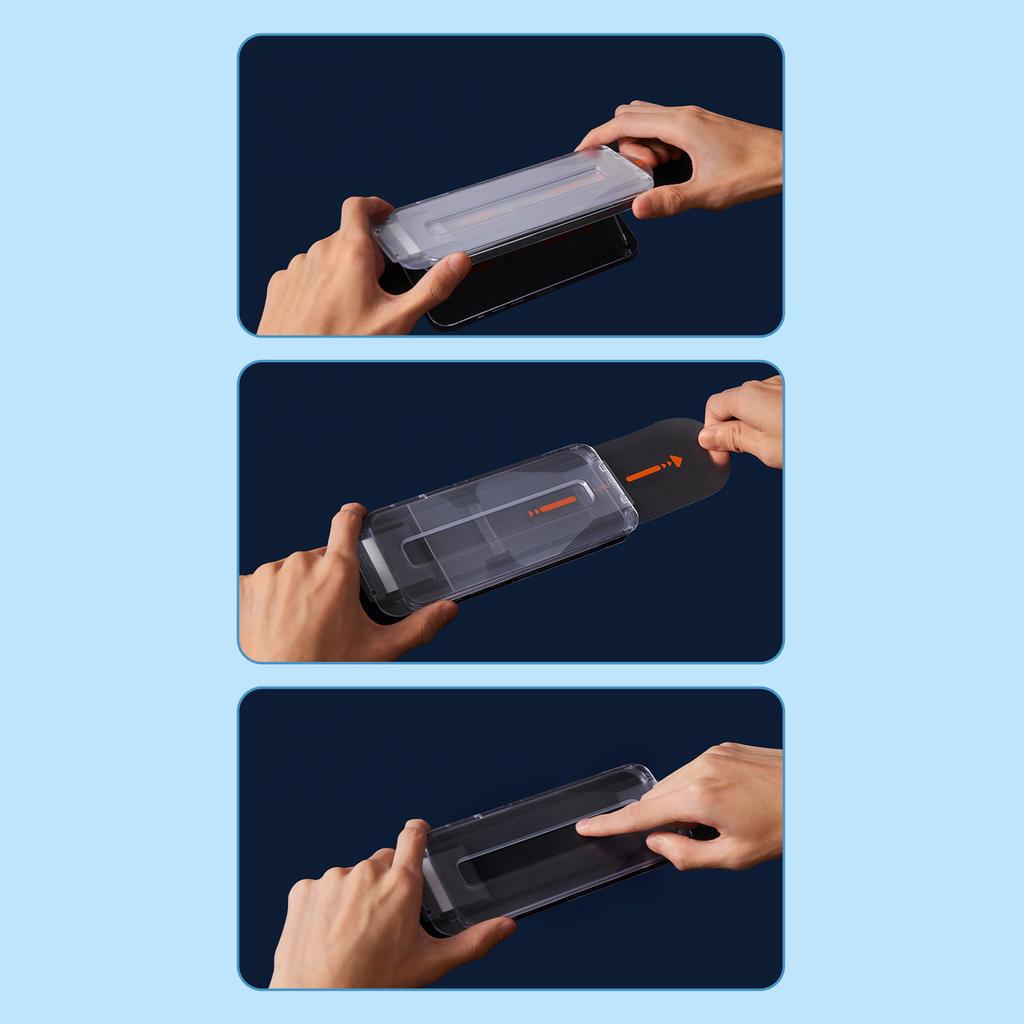 Baseus iPhone 14 Pro Tempered Glass Screen Protector - Full Coverage with Speaker Guard, Ultra-Thin 0.4mm, Includes Easy Installation Kit