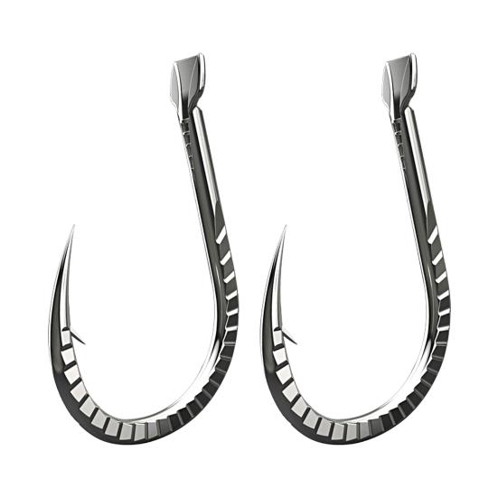 30Pcs/Set 45672 Fishing Hooks Sharp Rustproof Anti-corrosion Titanium Alloy Heavy Duty Barbed Carp