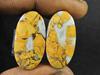 27Cts. Натуральная яшма Малигано (13мм х 25мм каждый) Пара овальных кабошонов SK-2778