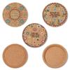 Подставки под тарелки Подставки под чай Подставка для кружки Противоожоговая термоподкладка Термостойкие пробковые подставки Деревянная подставка под чашку