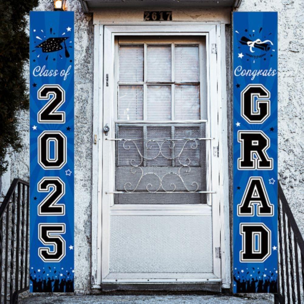 Congrats Grad Graduation Photography Backdrop Graduates Theme Background  School Party Decor