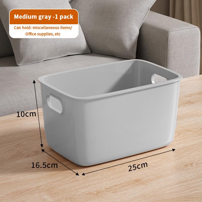 Настольный ящик для хранения, общежитие, мелочи, пластиковый ящик для хранения косметики, ванная комната, кухня, корзина для сортировки и хранения, контейнеры