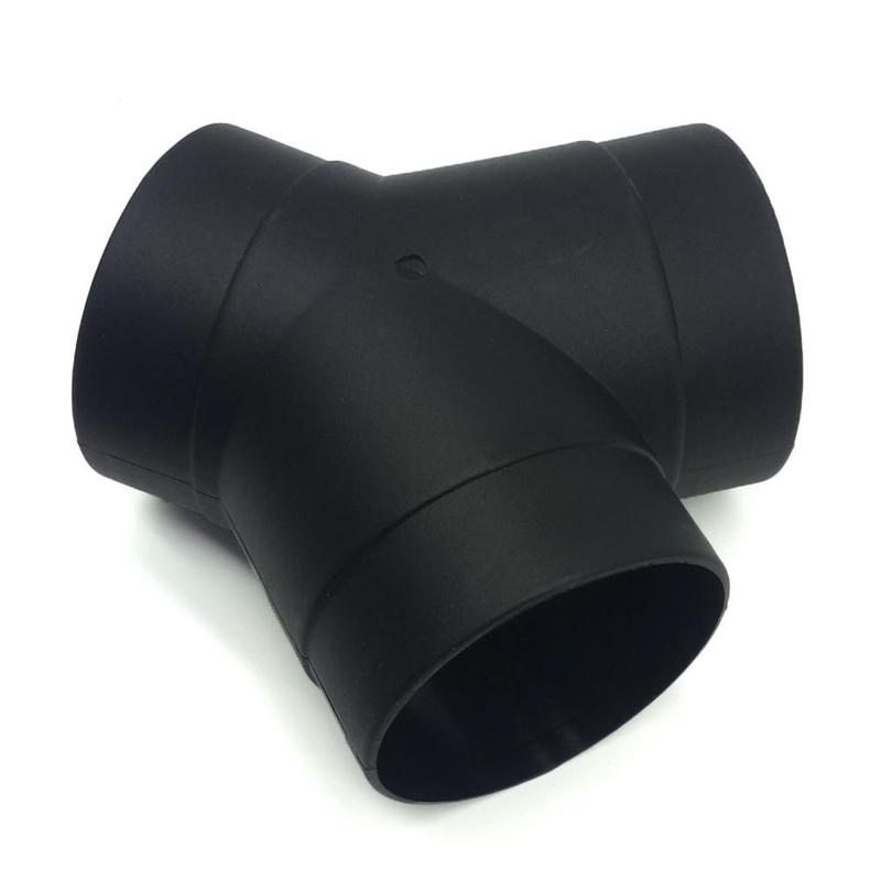 75mm Air Vent Ducting Y Piece Elbow Pipe Outlet Exhaust Connector For Eberspaecher Air For Diesel Parking Heater