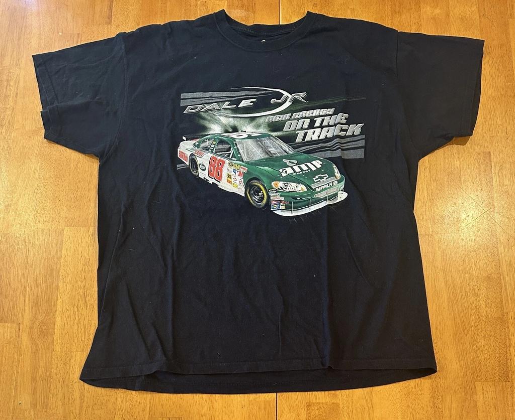 Dale Earnhardt Jr. On The Track NASCAR T Shirt 2XL #88