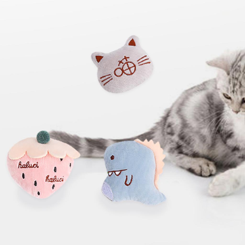 Мягкая плюшевая игрушка с кошачьей мятой