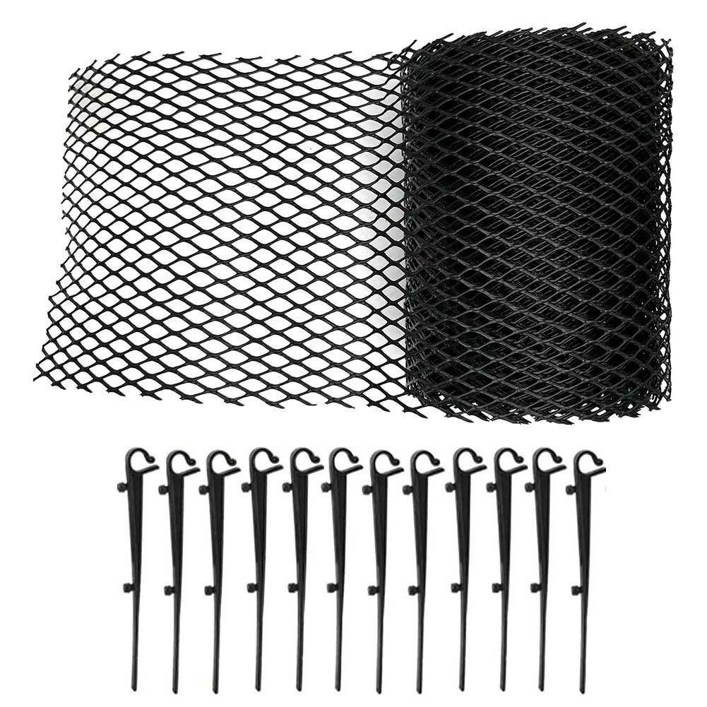 Защитная сетка от листьев 15 см х 6 м