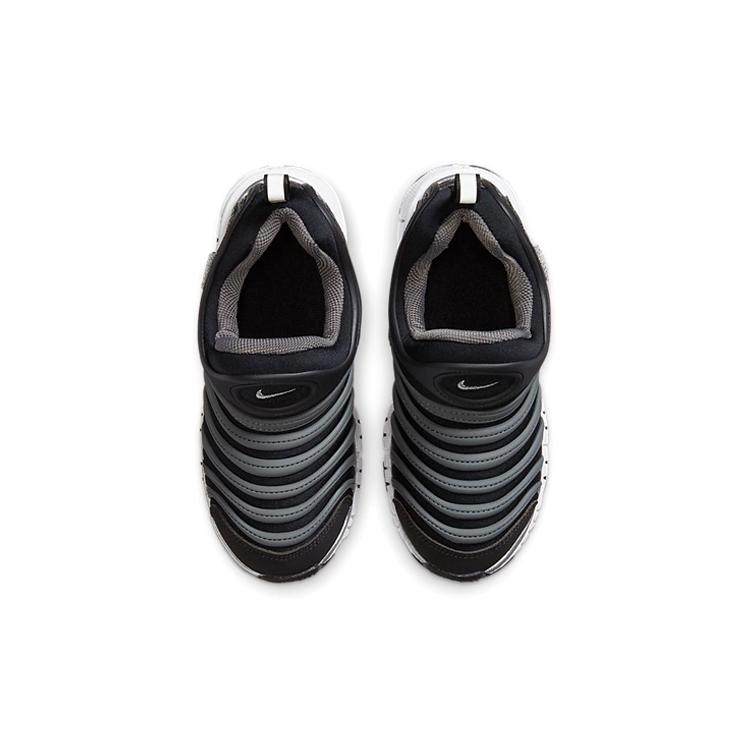 Nike Dynamo Free Пэчворк Низкие Спортивные Повседневные Кроссовки Черный Серый Детские Возраст 3 7 Лет DC3272-001