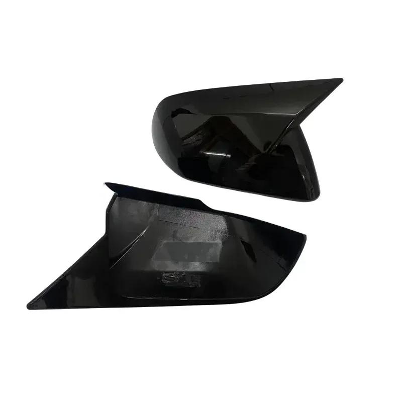 &  Version For Ford Mustang 2015-2024 Mirror Caps Pair Car Side Wing Rearview Mirror Cover Ox Horn Rearview