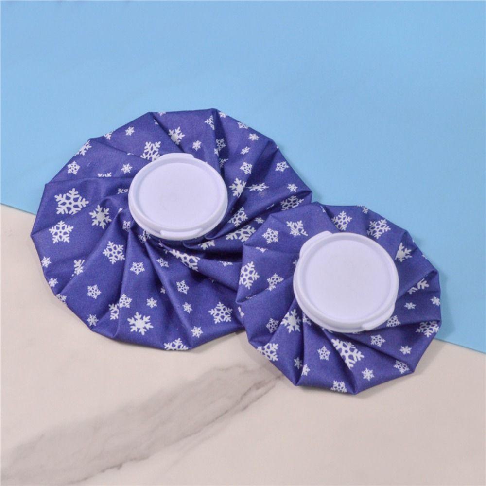 Snowflake Pattern Ice Compress Keep Warm Relieve Pain Ice Bag Ice Pack Cold Water Bag Hot Water Bag