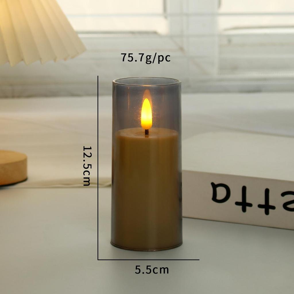 Remote Control LED Flickering Candle Cup for Weddings and Birthdays