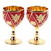 Gold Metal Goblet Zinc Alloy Shot Glass Goblets & Chalices Wine Glass  For Renaissance Gifts
