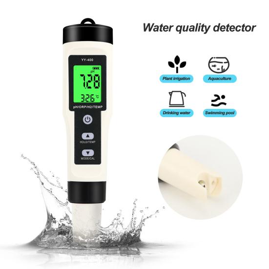 PH-метр, цифровой тестер качества воды, высокая точность, водонепроницаемый, с питанием от батареи, портативный тестер PH для питьевой воды, ручка