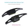 Steering Wheel Paddle Shifter Extension Cover For VW Volkswagen Golf GTI MK8 Tiguan T-ROC Touareg Tayron Taigo Carbon Fiber