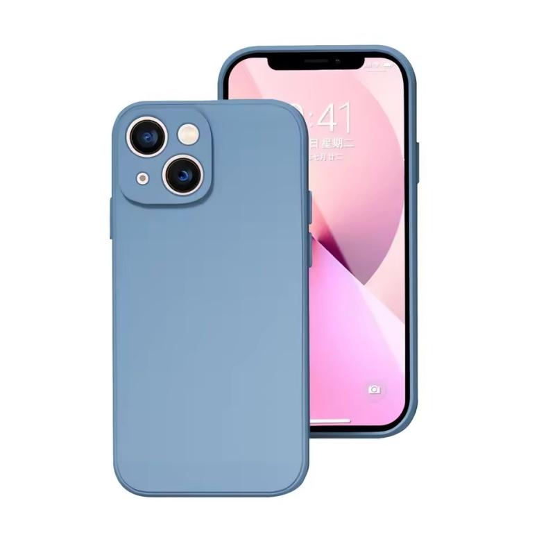 Чехол для телефона для iPhone 16 15 14 Plus 13 12 Mini 11 Pro Max Xs X Xr 7 8 Конфетный цвет Оригинальный Жидкий силикон Мягкий Защитный Задняя крышка
