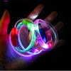 10 шт. Светящиеся браслеты LED Разноцветные Светящиеся Пластиковые Браслеты Аксессуары для Дня Рождения и Концертов