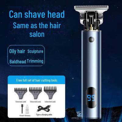 Электрическая профессиональная аккумуляторная машинка для стрижки волос для салонов и парикмахерских