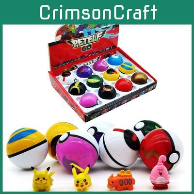 Захватывающий набор из 12 шт. покеболов Pokemon Go для детей, рождественский подарок