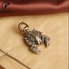 Antique Solid Brass Scorpion Figurine Desktop Decor Ornaments Toy Scorpius Pendant DIY Accessories Gift