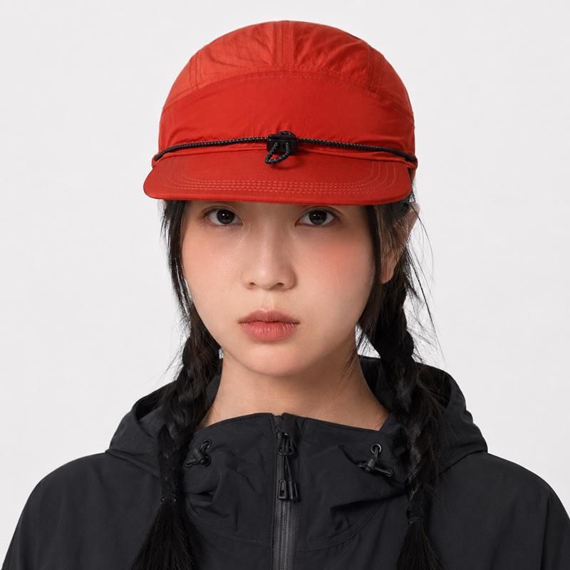 Baseball cap, quick-drying, waterproof, lightweight, shallow crown, five-panel design, suitable for spring and summer, hiking, sports, trendy,