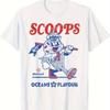 Ретро-футболка с маскотом мороженого Scoops Ahoy и винтажным логотипом персонажа мультфильма