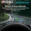 Зеркало HUD MX20 Проекционный дисплей OBD2 Спидометр на руль Обороты двигателя Проектор Расход топлива Автоаксессуары Сигнализация