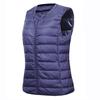 Women's Ultra Light Down Vest Lightweight Waistcoat Female Windproof Warm White Duck Down Sleeveless Down Jacket Coat
