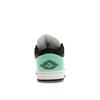 Мужские кроссовки Air Jordan 1 Low Green Glow Белый Черный 553558-131