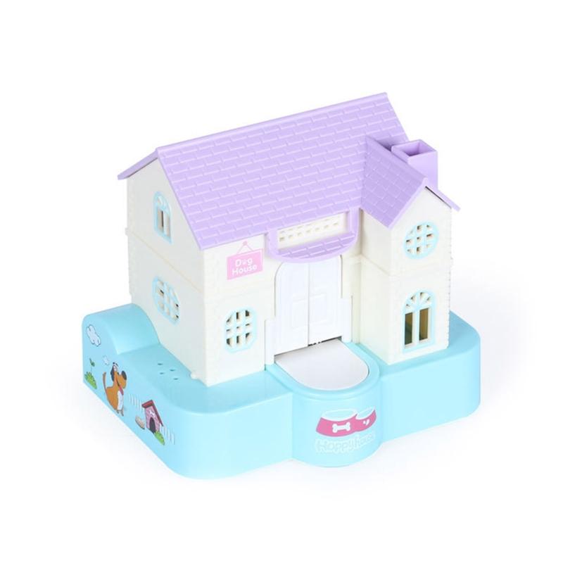 Funny House Piggy Bank Coins Storage Money Boxes Electric Music Steal Dog Coin Bank for Home Decor Kids Room Desktop Decoration