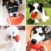 Squeaky Dog Toys Natural Latex Footballs Soft Bouncy Durable For Small Medium Large Dogs Interactive Chew Fetch Play Dog Toy