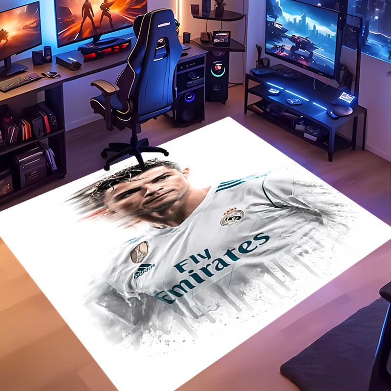 1pc Cristiano Ronaldo Entrance Mat, Non-Slip Mat Area Rug,Room Decor, Outdoor Decor, Kitchen Rug,Doormat - Machine Washable, Easy to Clean