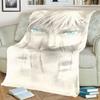 Warm Jujutsu Kaisen Flannel Blanket for Bedrooms, Sofas, Beds, Chairs, Picnics, Travel and Daily Use