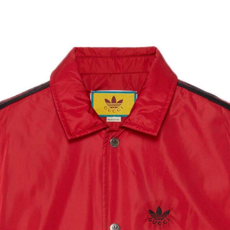 Gucci X Adidas Originals Коллекция коллаборации Adidas X Gucci Весна/Лето 2023 Куртки и Пальто Мужские Красный 727337-ZALJ1-6482