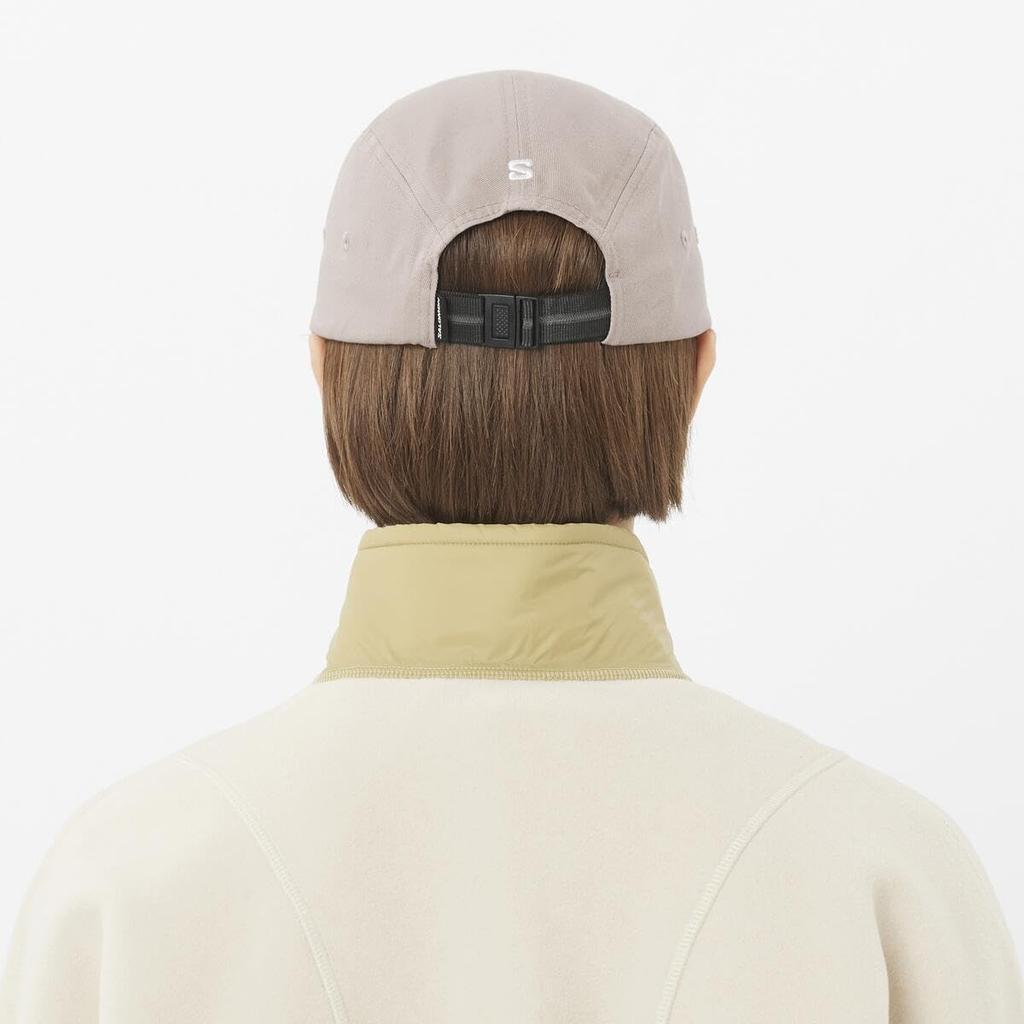 Кепка Salomon LOGO 5-панельная для активного отдыха, Унисекс, LC2681900, Размеры S/M, ETHEREA