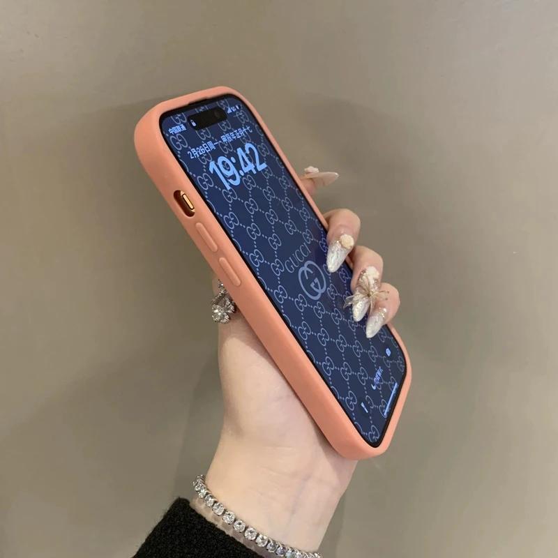 Роскошный прозрачный акриловый чехол для iPhone 17 16 15 14 Pro Max 13 12 11, конфетный силиконовый бампер, противоударная защитная крышка