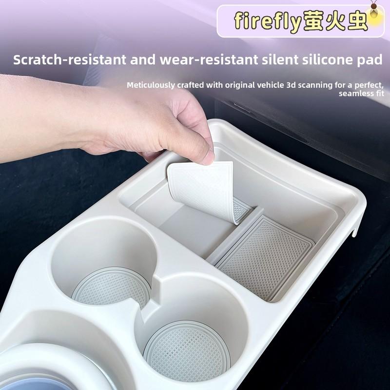For NIO Firefly Central Control Water Cup Rack Expansion Storage Box Channel Central Console Extension Storage Under Interior
